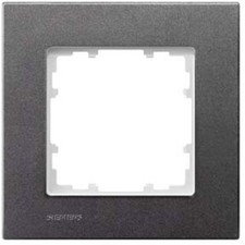 Siemens Schalterprogramm 1fach Rahmen  Delta Carbon 5TG11112 1 St.