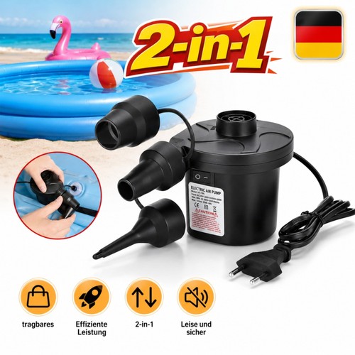 Elektrische luftpumpe - 2-in-1,