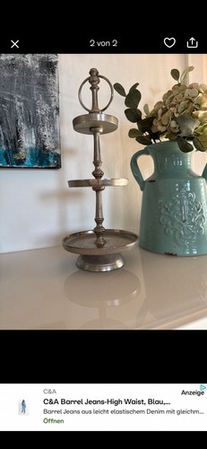 Etagere silberfarben aluminium - etagere,