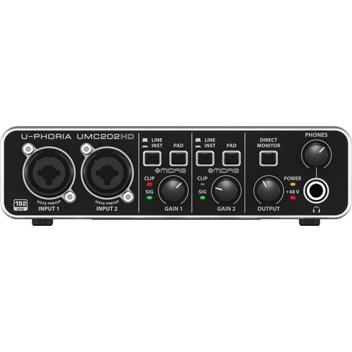 Behringer phoria umc202hd - behringer,
