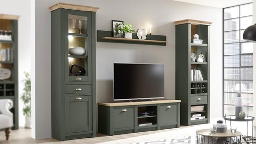 Wohnwand wand schrankwand - tv-wand,