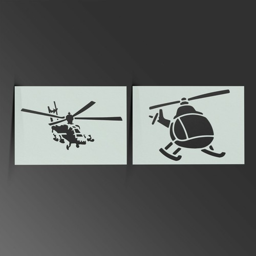 Hubschrauber schablone apache - hubschrauber,
