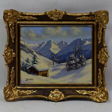 Um 1940-1950 Altes ÖlGemälde