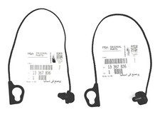 2x Originale Opel Haltebänder