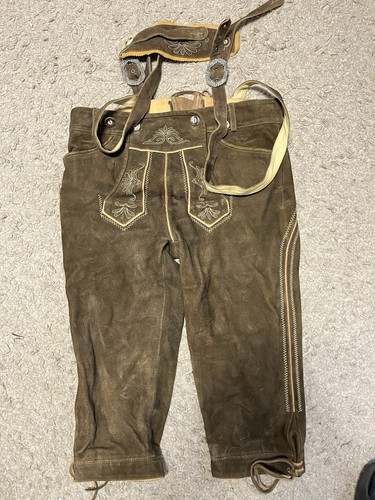 Echte lederhose mit - echte,