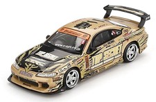 NISSAN Silvia (S15) - Top Secret D1GP  - gold - Mini GT 1:64