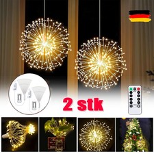 LED Weihnachtsbeleuchtung Außen Feuerwerk Lichterkette Hängende Weihnachtsdeko