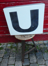 altes Leuchtschild U