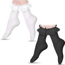 Damen Mädchen Rüschen