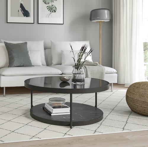 Ikea coffe table - table, marble