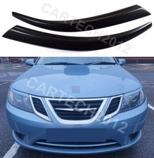 Passend für Saab 9-3 93 FaceLift 2007-2011 Scheinwerfer Augenbrauen ABS KUNSTSTOFF, Tuning