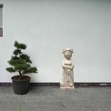 Stein Figuren Dienst Mädchen