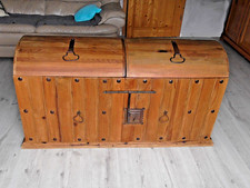 stilvolle Bartruhe der Firma Segusino, Handarbeit aus Mexico, massiv Holz