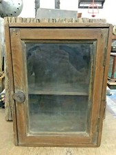 Alt Vintage Einzigartig Wandbehang Solid Holz Schaukasten Sammlerstück