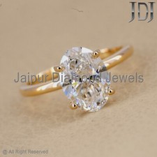 Solid 14k Gelbgold Ring