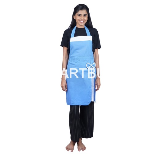 Küchenschürze blau für