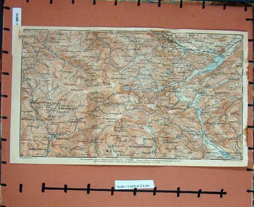 Alte antike druckkarte 1910 - antike,