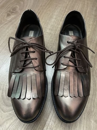 Women loafers gold - loafers, 37