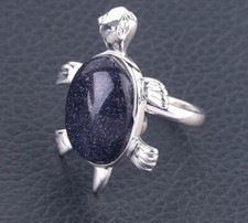 E09 ring mit blaufluss - ring,