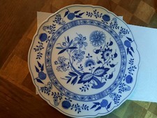 Hutschenreuther Zwiebelmuster Kuchenteller mit Vertiefung Teller Øca 19,5 cm TOP