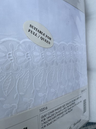 Ikea white full - queen, duvet
