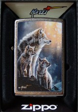 Zippo feuerzeug mazzi wolf - zippo,
