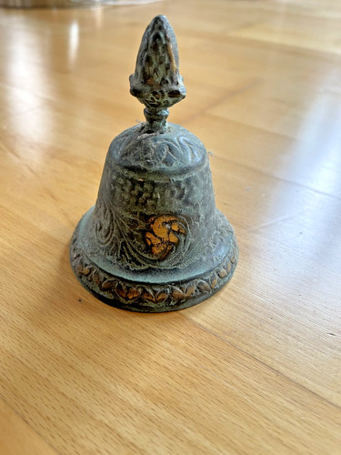 Tischglocke bronze metall - tischglocke,