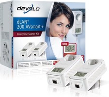 devolo dLAN 200 AVsmart+ Starter Kit plus  Powerline Adapter