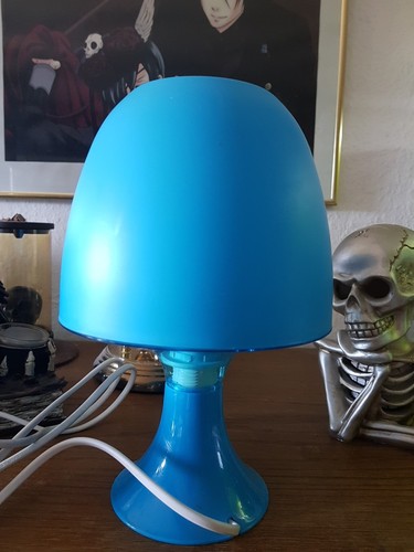 Tischlampe poco mittelblau - tischlampe,