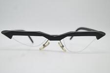Vintage Brille PROKSCH S A 20 Schwarz Halbrand Brillengestell eyeglasses