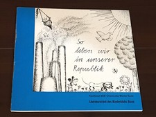 So leben wir in unserer Republik DDR Heft Kleinserie Literaturzirkel Buna Werke
