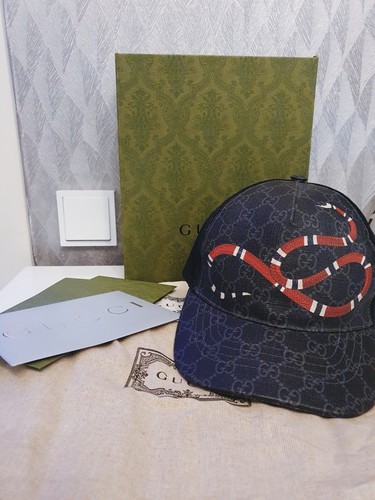 Gucci kingsnake cap - (black, m)