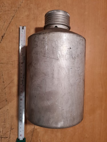 Antike aluminium milchkanne - milchkanne,