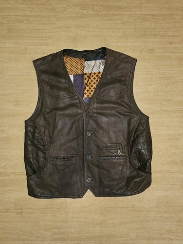 Lederweste herren leder - herren, weste