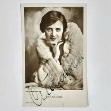 1928 Handsigniertes Autogrammfoto OSSI OSWALDA Berliner Stummfilm Star Autograph