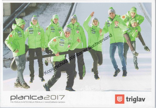 Autogrammkarte skispringen - autogrammkarte,