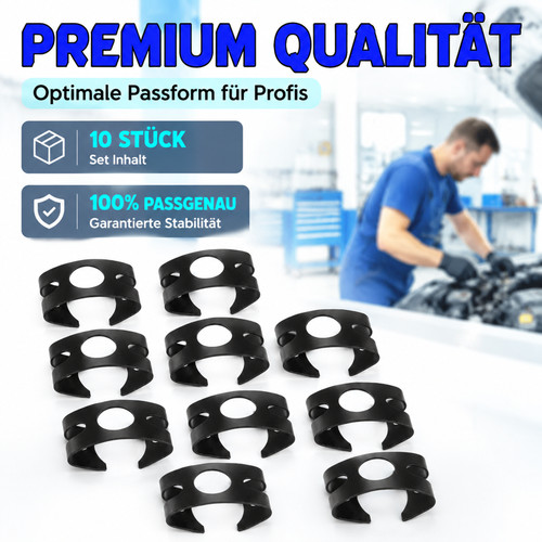10x bremsleitung clip - 10x,