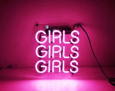 Girls Girls Girls Neon Sign