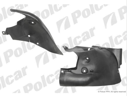 Hdpe radhausschale vorne links - vorne,