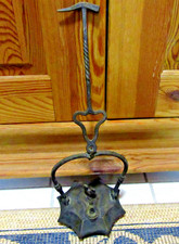 ⚒ Bergbau antike Grubenlampe Froschlampe Öllampe, 840 g, H 37 cm, Metall