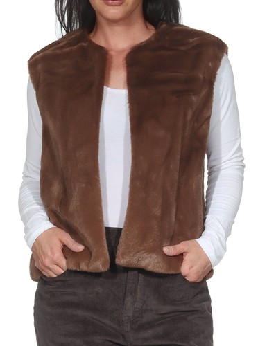 Only damen kunstfell weste - only,