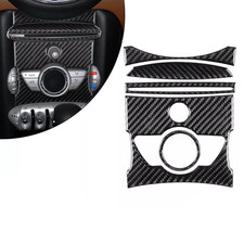 Innenraum Center AC Panel Control Trim für MINI Cooper R56 Carbon Fiber Style B