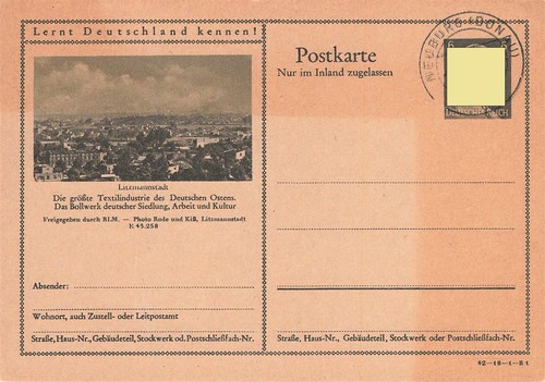 841507 bildganzsache p307 - dr,