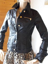 Sexy Kunstlederjacke