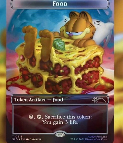 Secret lair food token - secret,