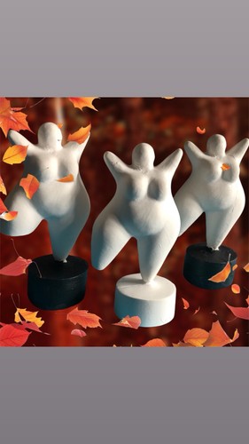 Rohling keramik figur 11 cm - ,
