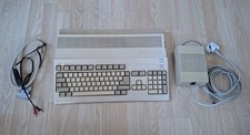 Vintage Commodore Amiga A500 Computer + Netzteil & Scart Kabel DEFEKT ERSATZTEILE REPARATUREN