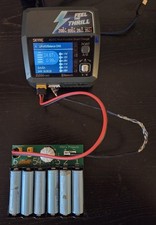 Adapter Ladegerät 1-6 18650 Zellen umschaltbar