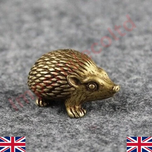Messing igel tier statue - igel,