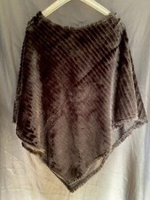 ❤️ Pelz-Style Poncho Jacke